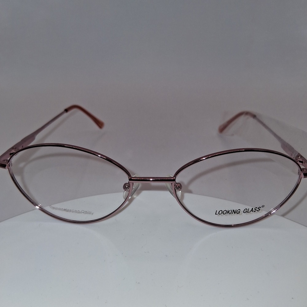Looking Glass Eyeglasses Frame 6672 PINK 55-18-145 Full Rim